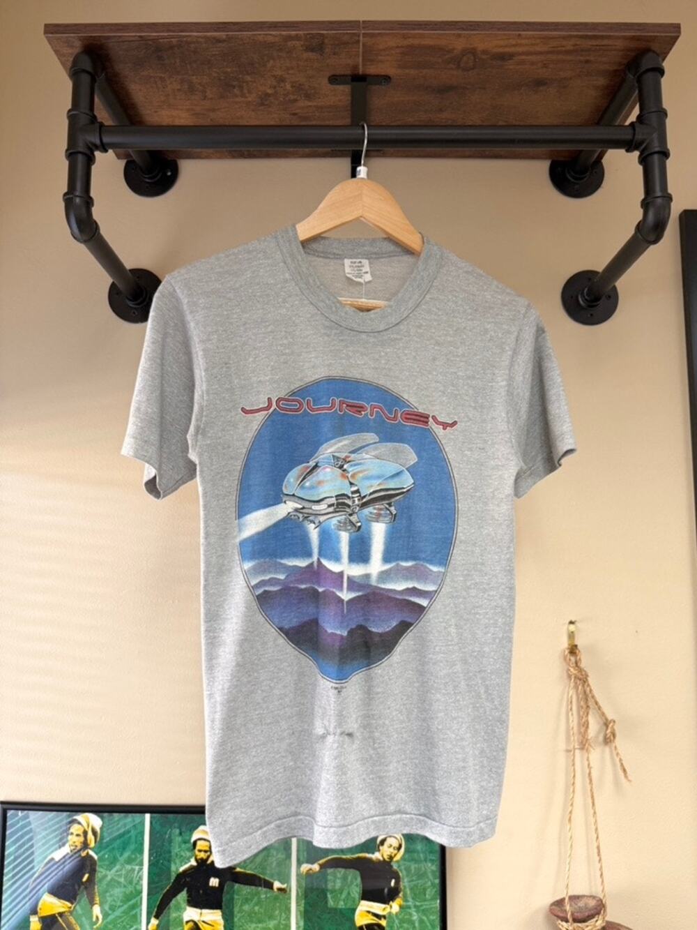 1982 Journey Band 80s Vintage Escape Tour Stanley Mouse Art Tee Shirt Chicago